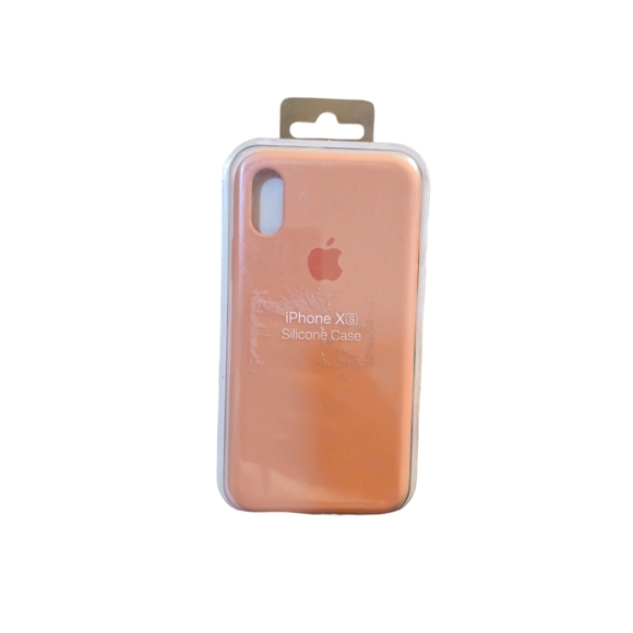 Original Apple iPhone Xs Silicone Ohone Case (color: Flamingo) - Picture 1 of 2